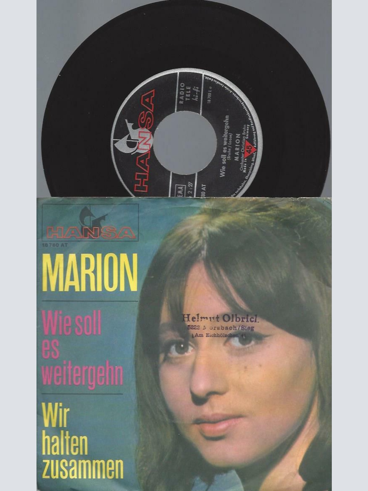 7"  Marion  Wie Soll Es Weitergehn