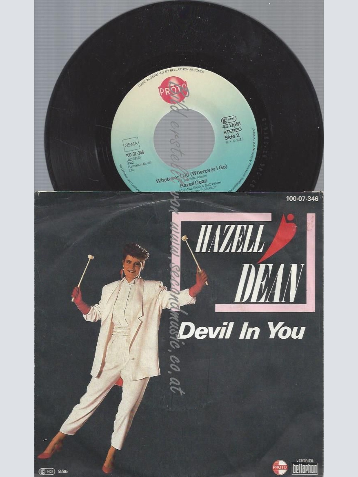 7"  Hazell Dean – Devil In You