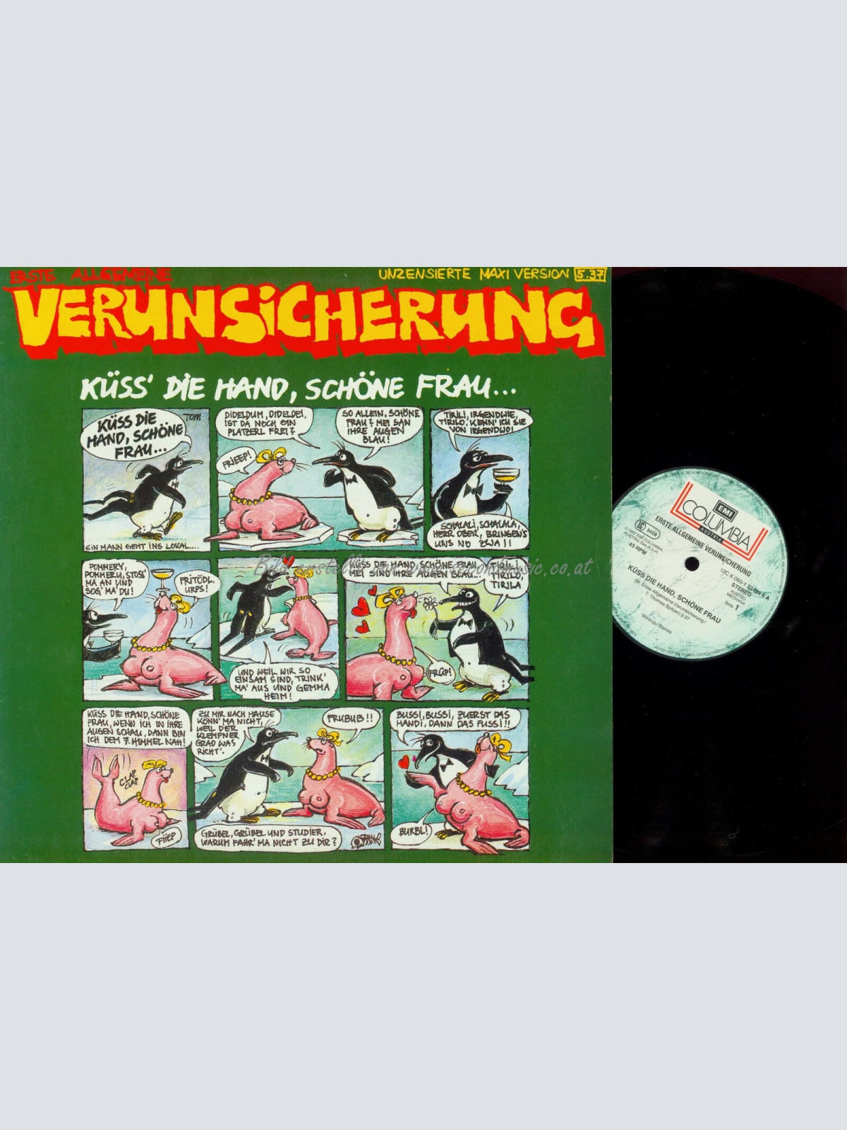 LP--MAXI --ERSTE ALLGEMEINE VERUNSICHERUNG KÜSS DIE HAND SCHÖNE FRAU