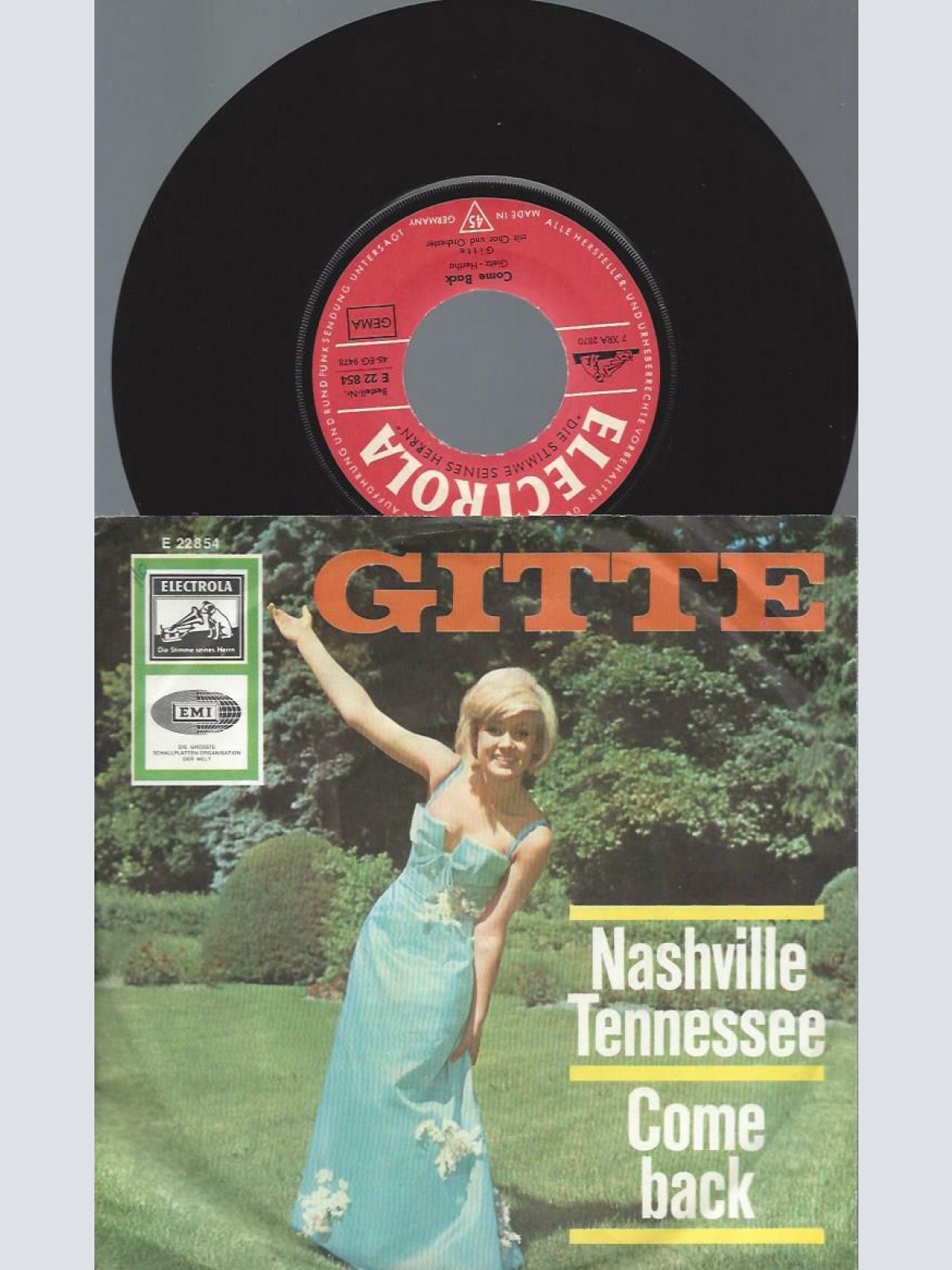 7"    Peter Beil  Kleine Nervensäge Monika