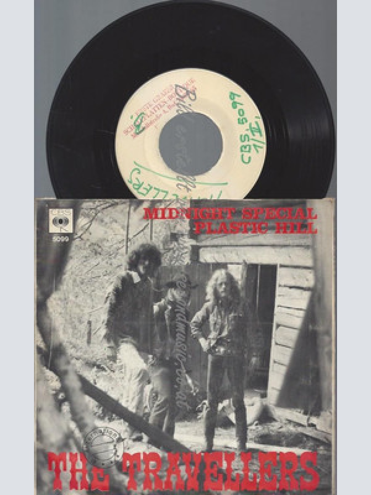 7"--THE TRAVELLERS // MIDNIGHT SPECIAL // CBS 5099/ PROMO MIT AUTOGRAMMEN