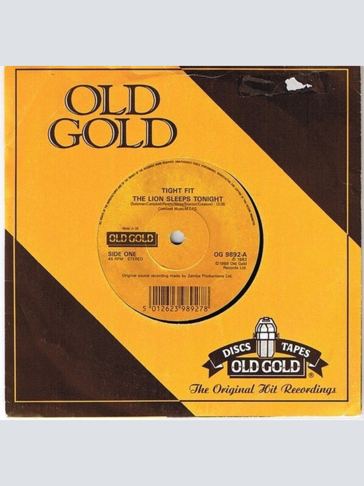 7", Single Tight Fit - The Lion Sleeps Tonight