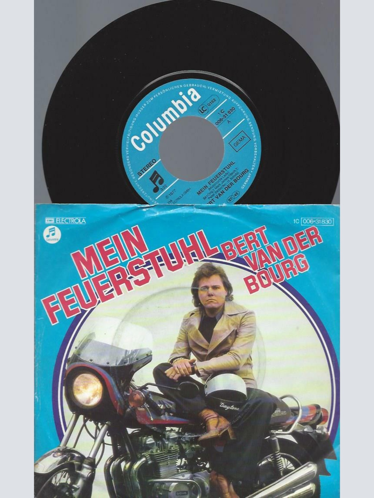 7" Bert Van Der Bourg – Mein Feuerstuhl