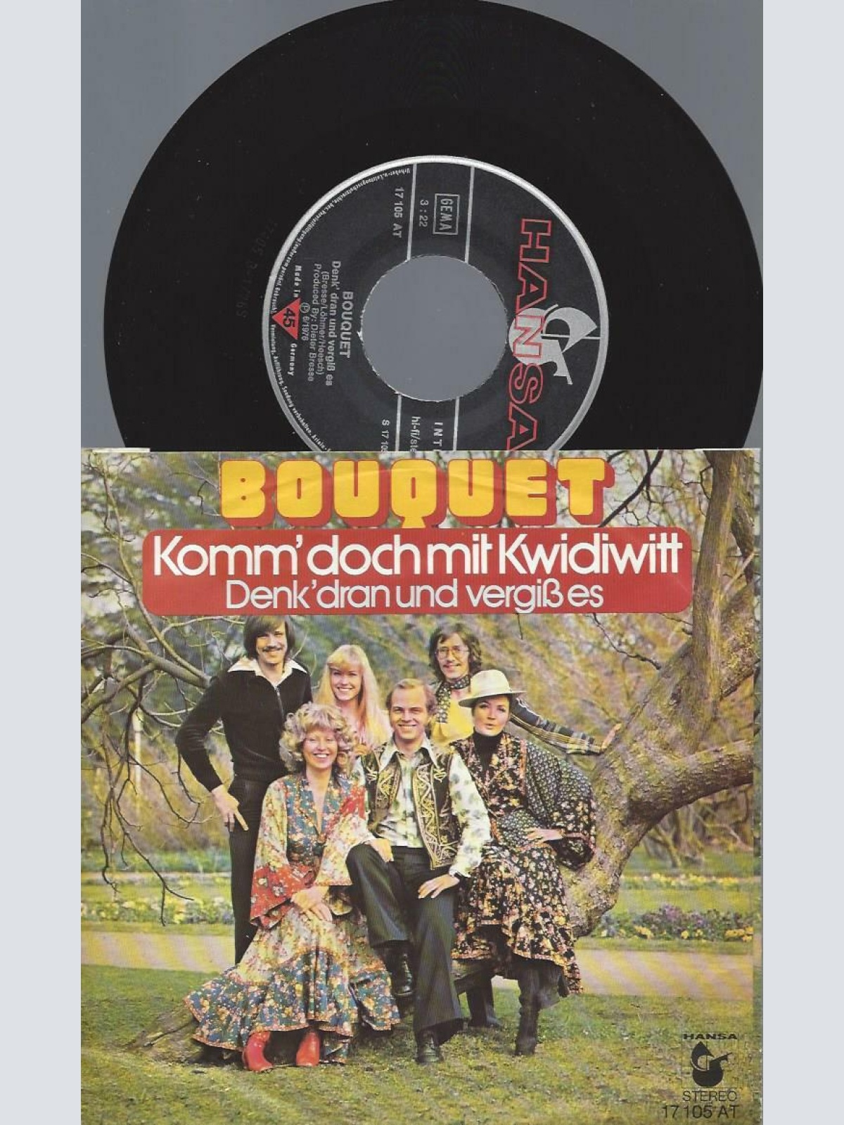 7"    Bouquet   Komm' Doch Mit Kwidiwitt