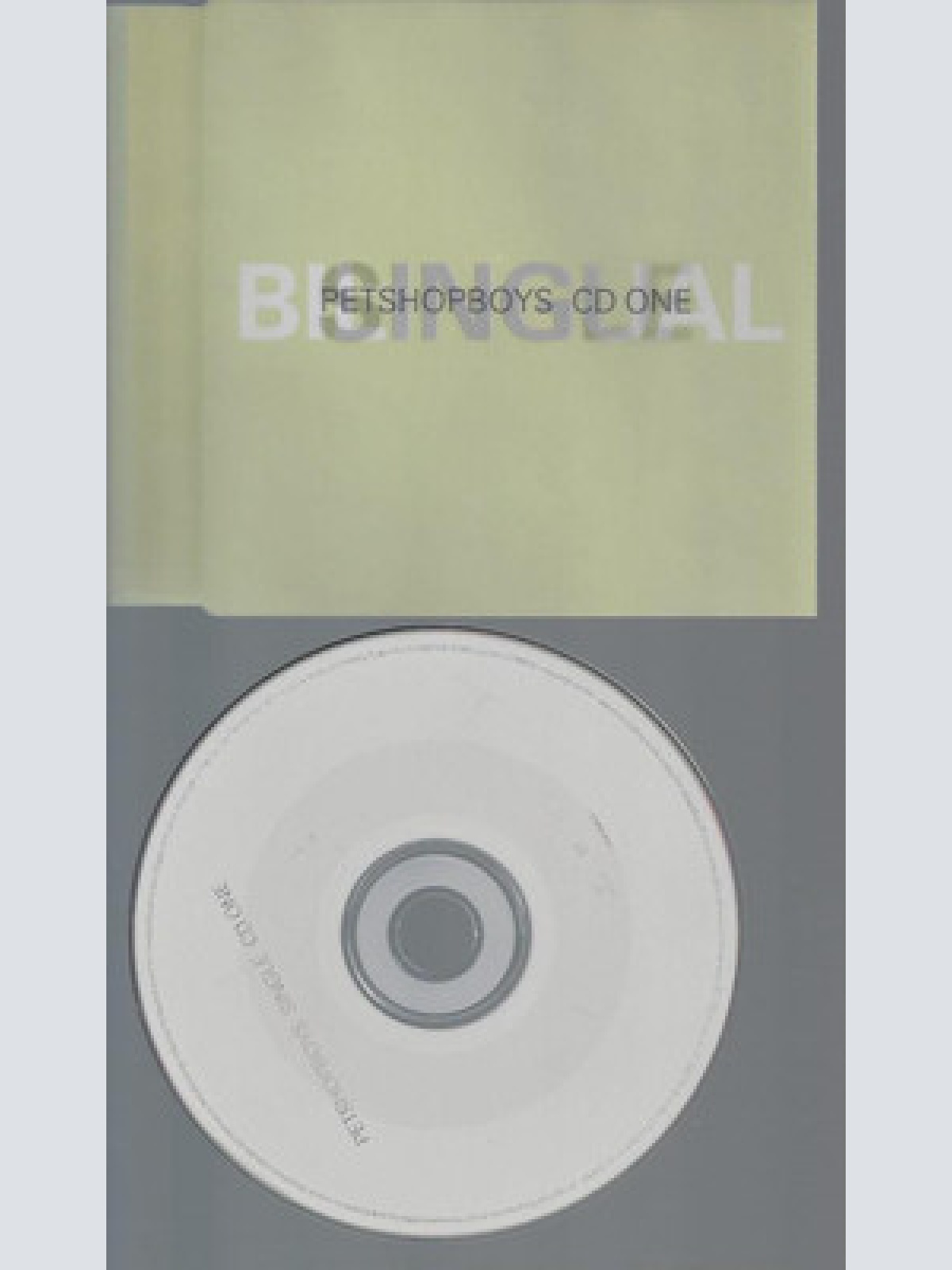 CD-PET SHOP BOYS  SINGLE CD ONE  PROMO