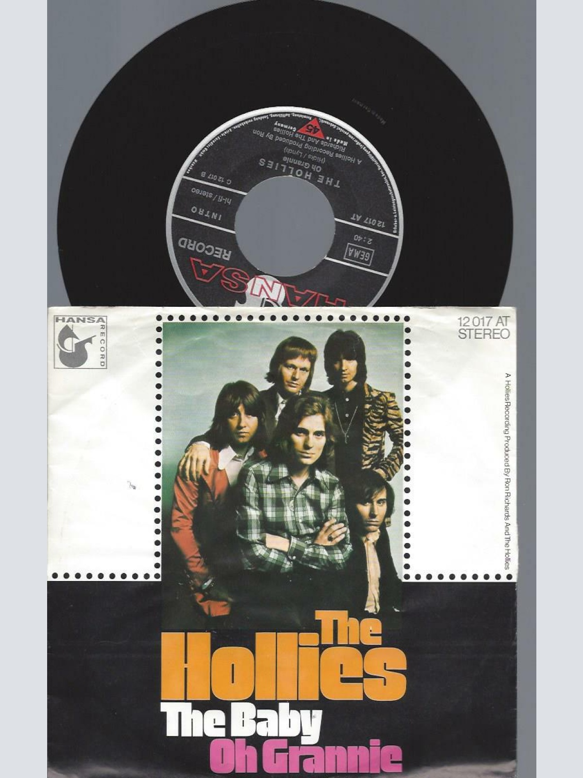 7"   The Hollies – The Baby / Oh Grannie