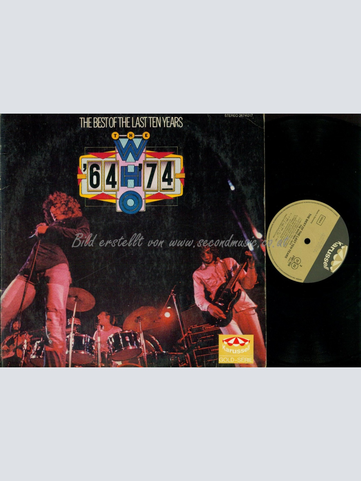 DLP--THE WHO THE BEST OF THE LAST TEN YEARS 64 74 //  // GOLD KARUSSELL