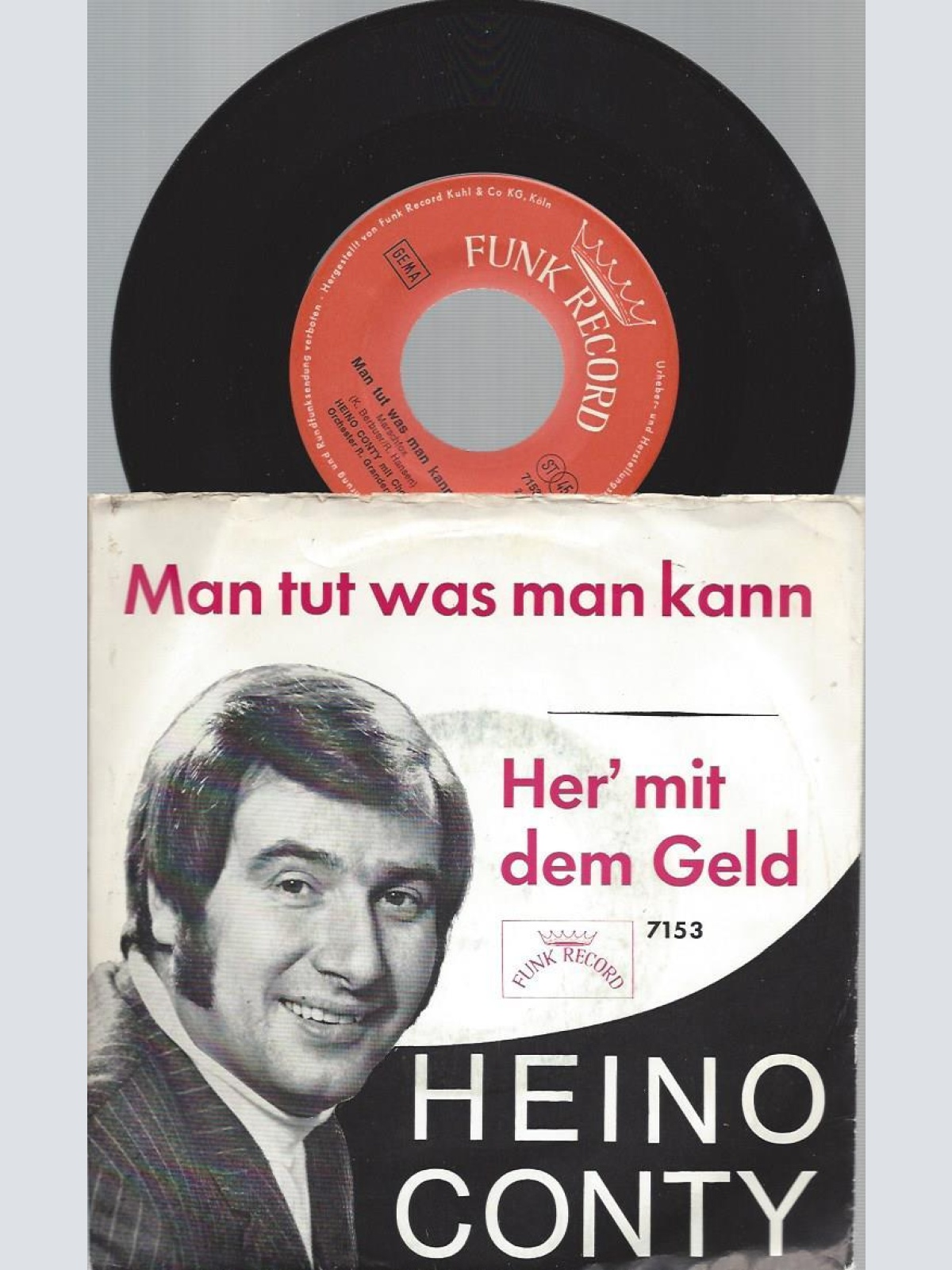 7"   Heino Conty  Man Tut Was Man Kann