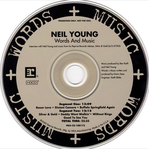 HDCD, Promo Neil Young - Words + Music