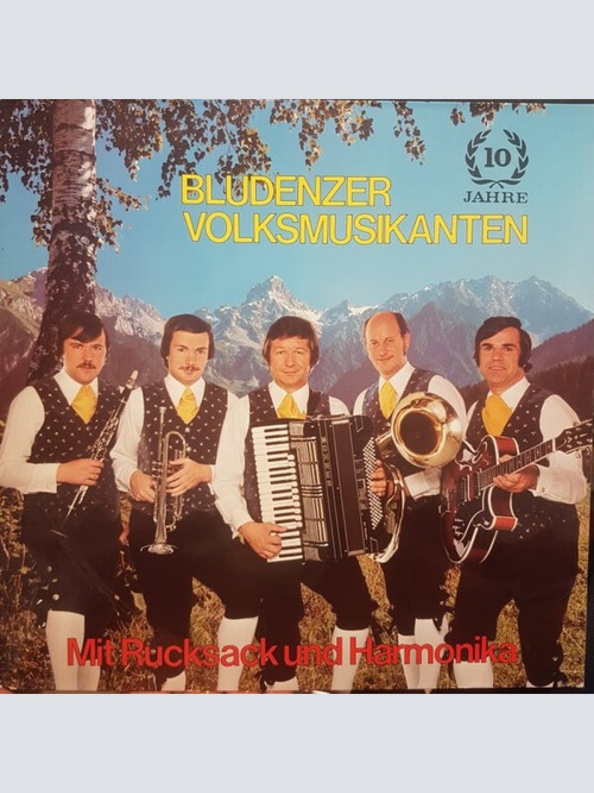 LP Bludenzer Volksmusikanten - Mit Rucksack Und Harmonika