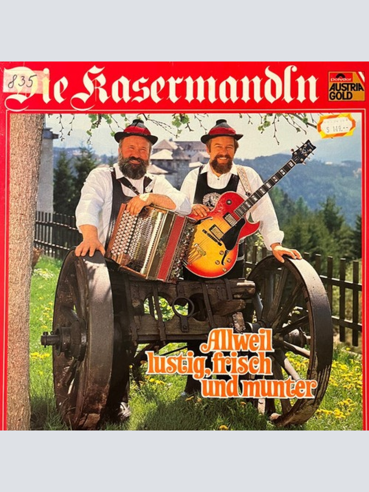 LP, Album, Club Die Kasermandln* - Allweil Lustig, Frisch Und Munter