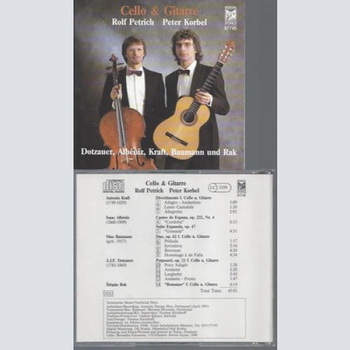 CD-CELLO & GITARRE ROLF PETRICH PETER KORBEL