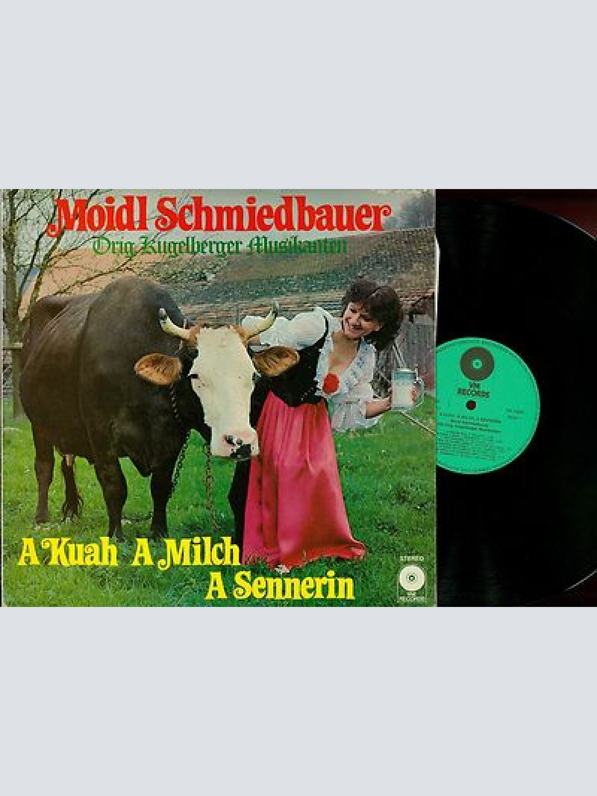 LP--ORIG KUGELBERGER MUSIKANTEN--A KUAH A MILCH A SENNERIN --VM RECORDS