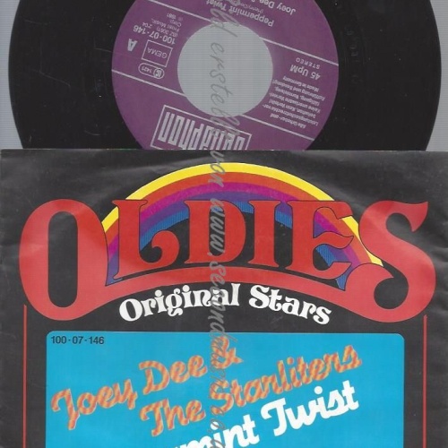 7" Joey Dee And The Starliters / Chubby Checker  Peppermint Twist