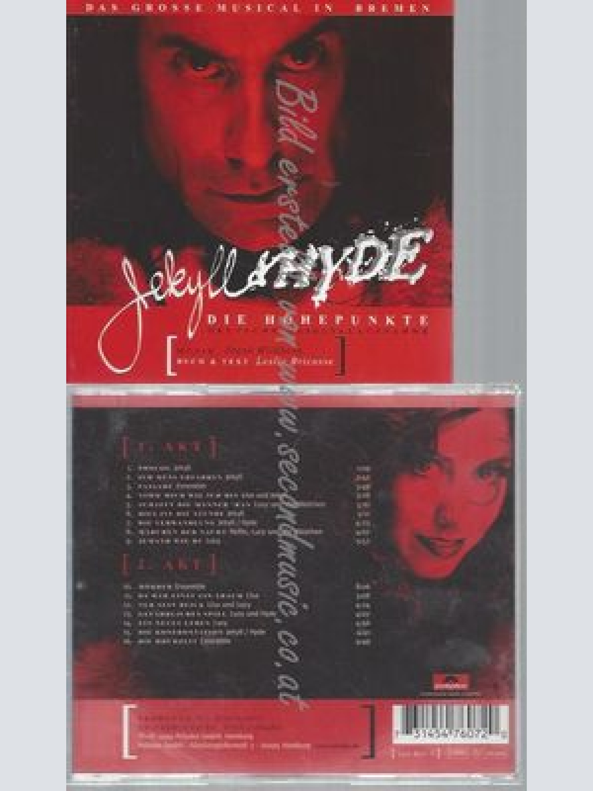 CD--ORIGINAL GERMAN CAST OF JEKYLL & HYDE--JEKYLL & HYDE