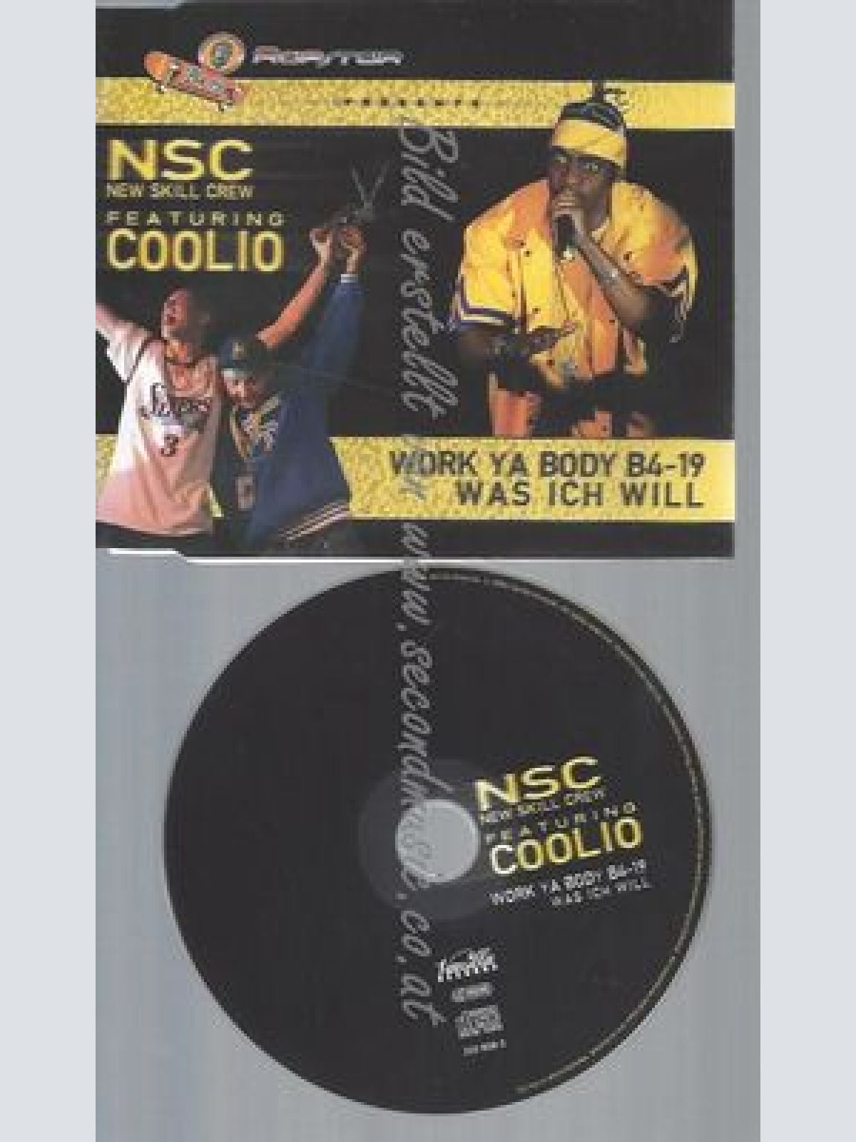 CD--NSC FEAT. COOLIO--WORK YA BODY