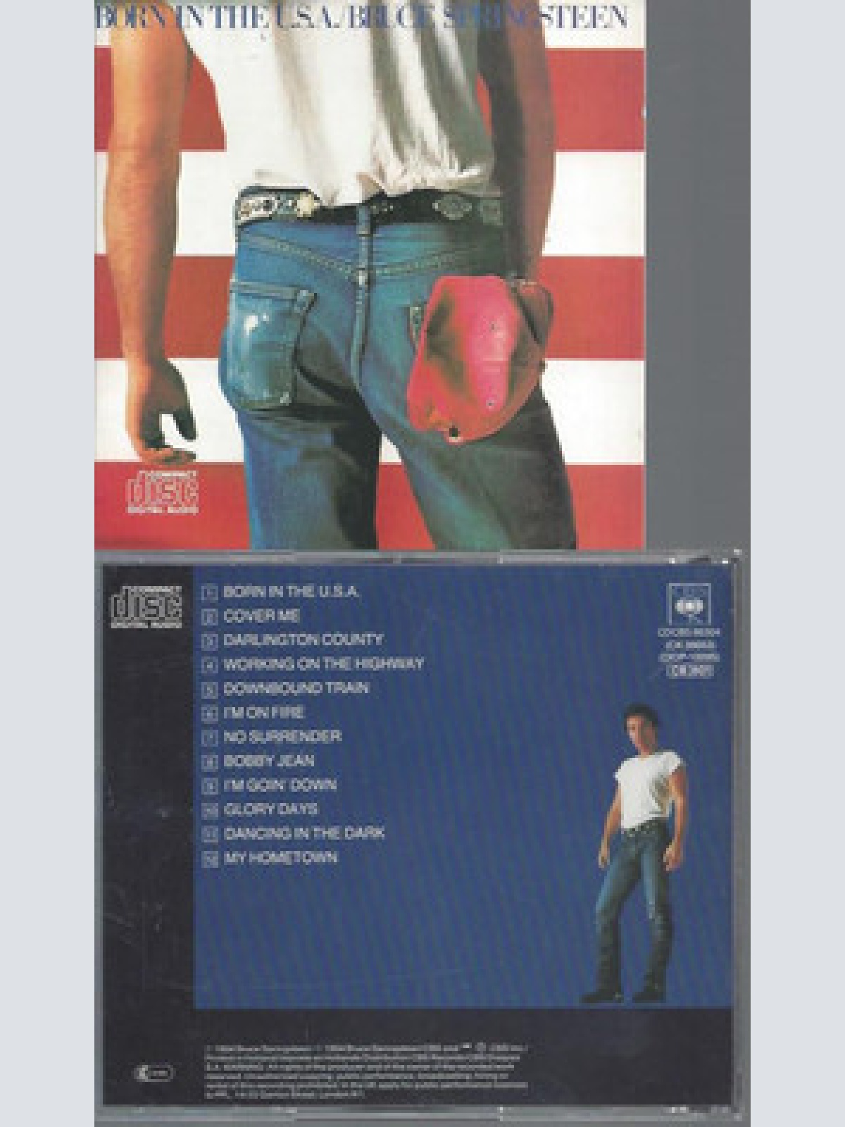 CD-BRUCE SPRINGSTEEN  BORN IN THE USA --MADE IN JAPAN  CDCBS 86304