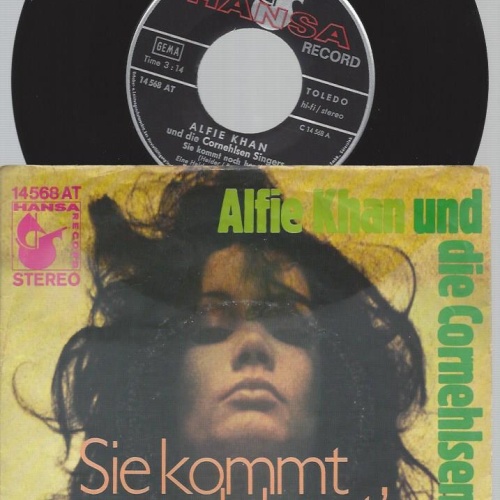 7"  Alfie Khan Und Die Cornehlsen Singers – Sie Kommt Noch Heut'