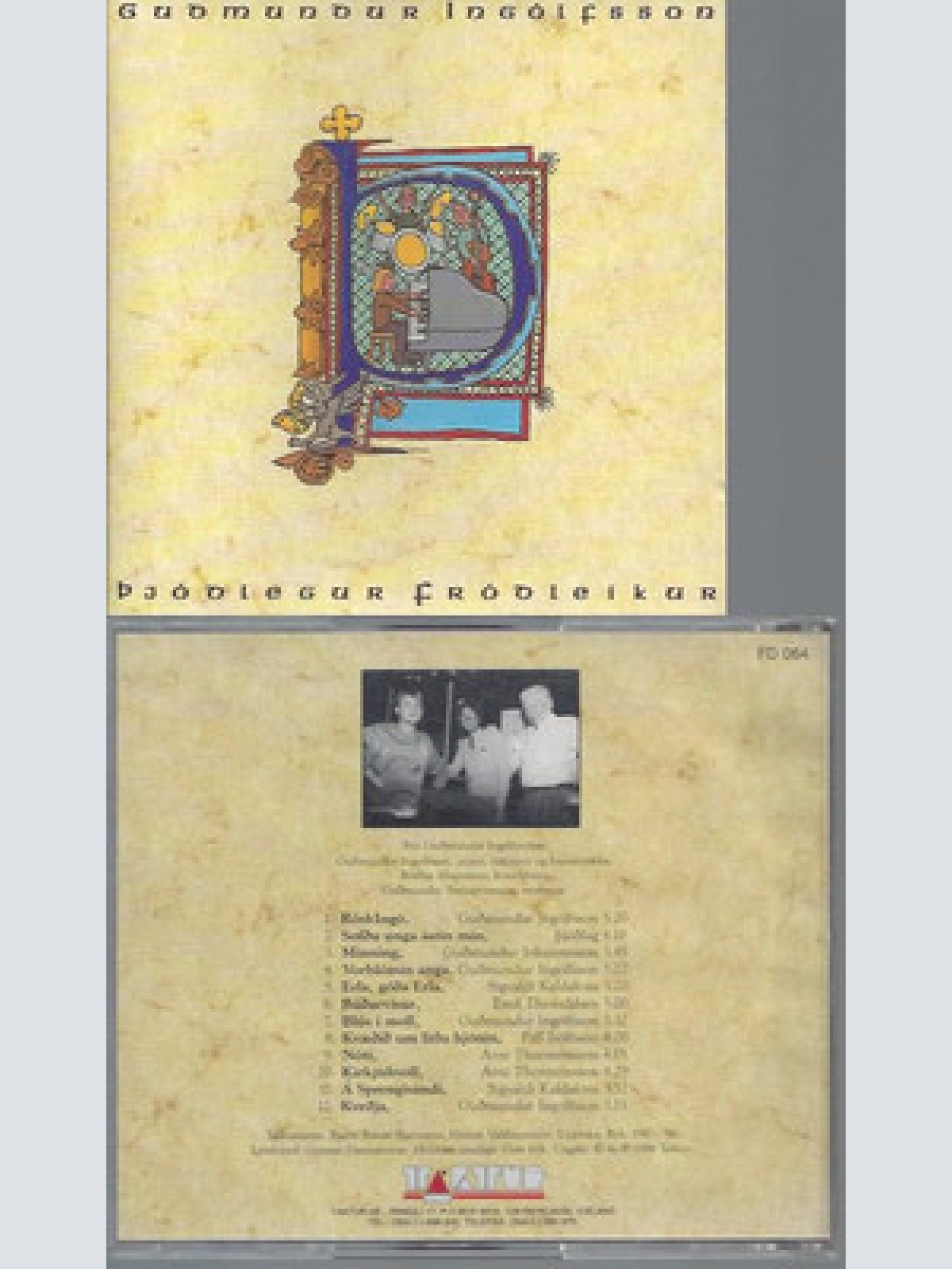 CD-GUOMUNOUR INGOLFSSON BJODLEGOUR FRÖDLEIKUR  FD 064