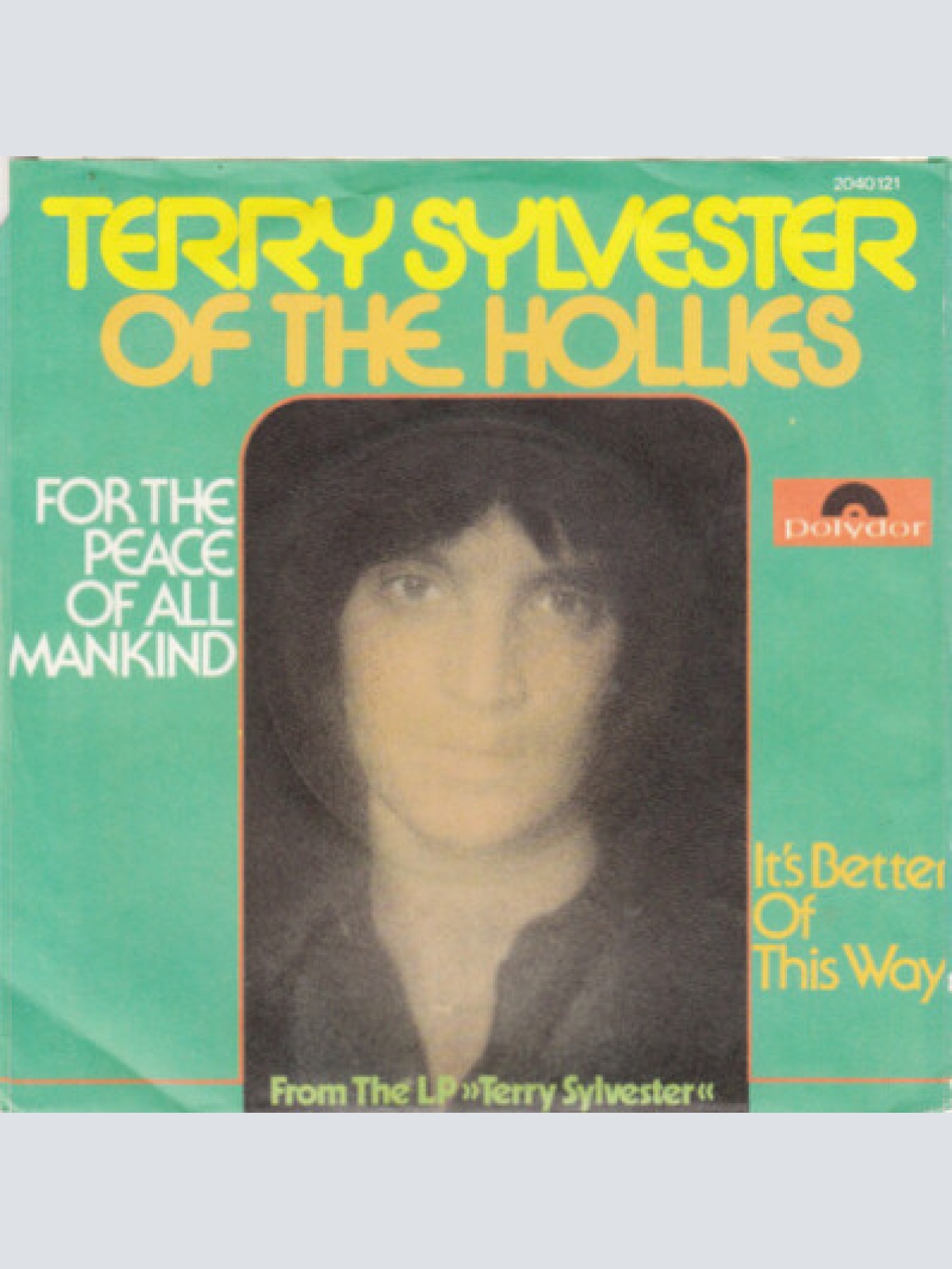 7", Single Terry Sylvester - For The Peace Of All Mankind