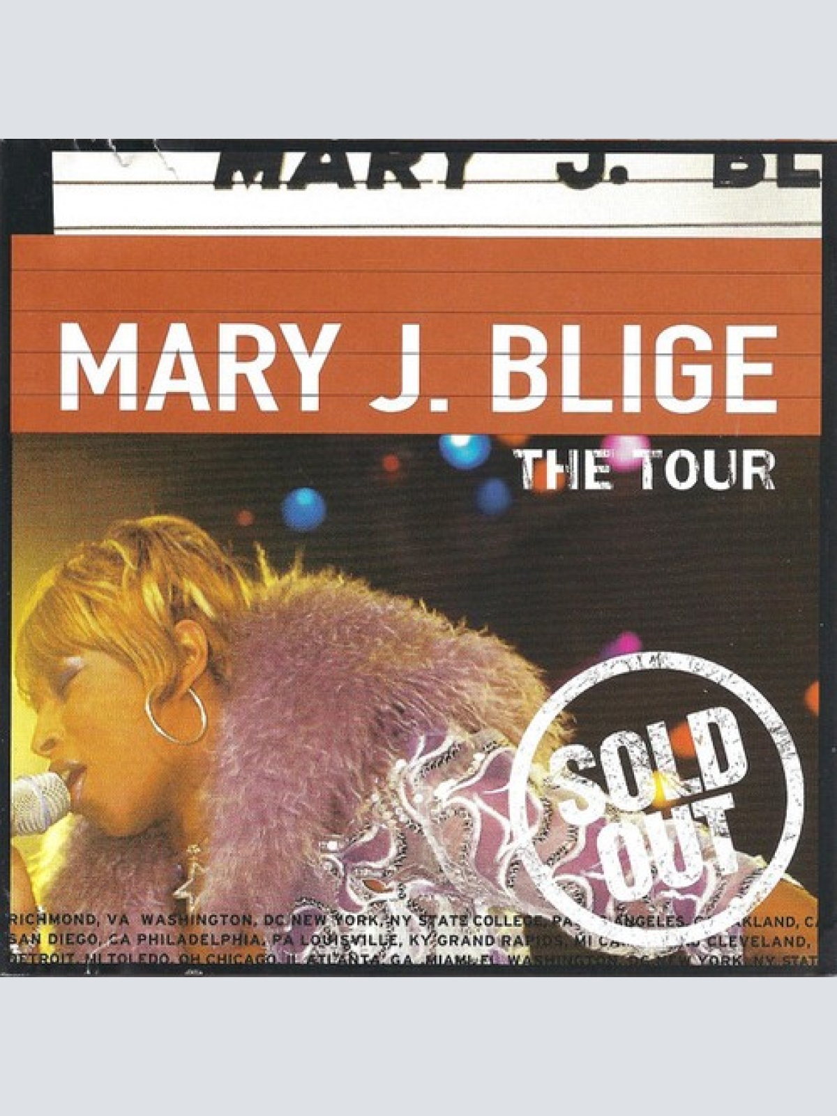 CD, Album, RE Mary J. Blige - The Tour