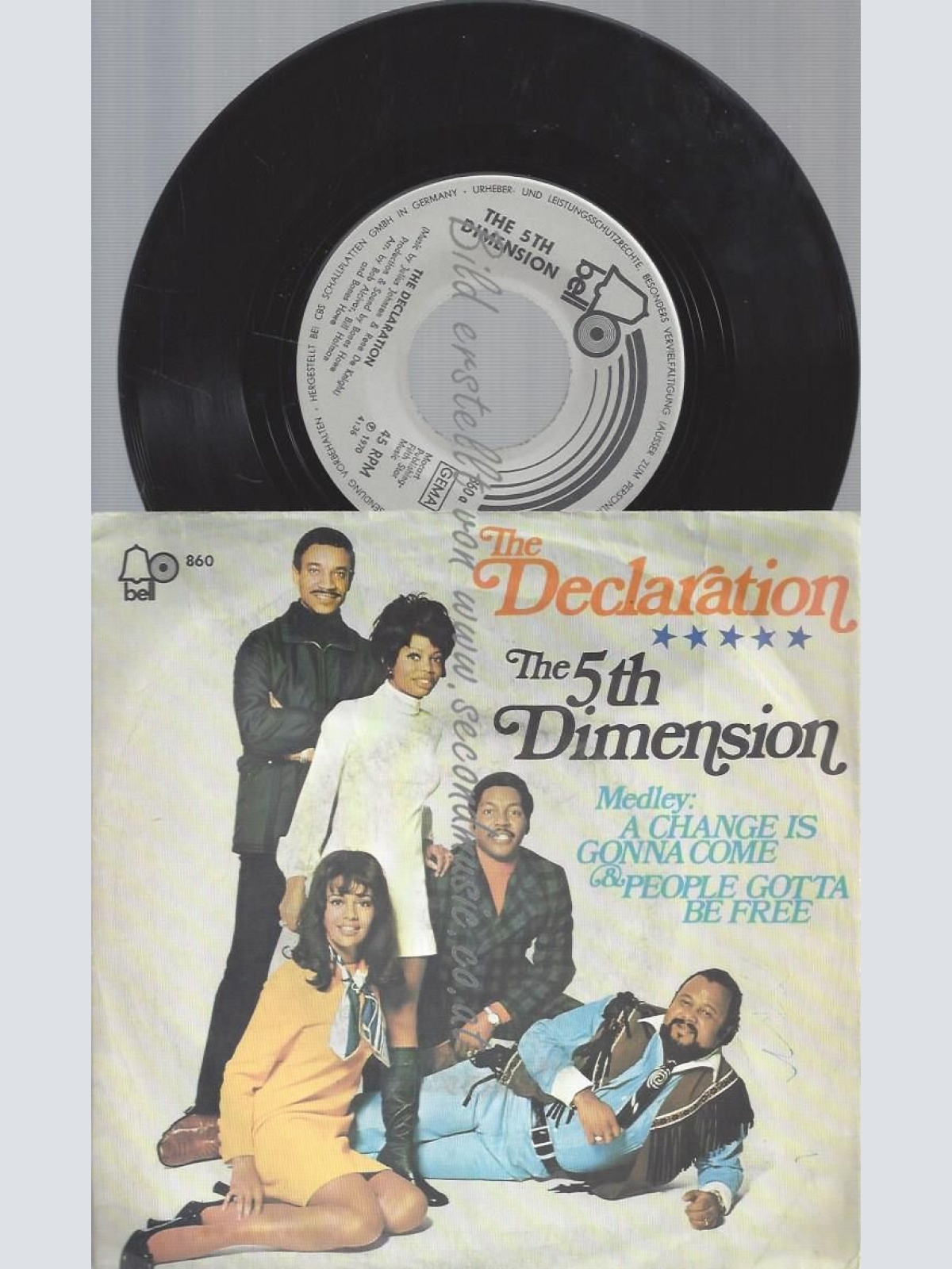 7" The 5th Dimension  The Declaration