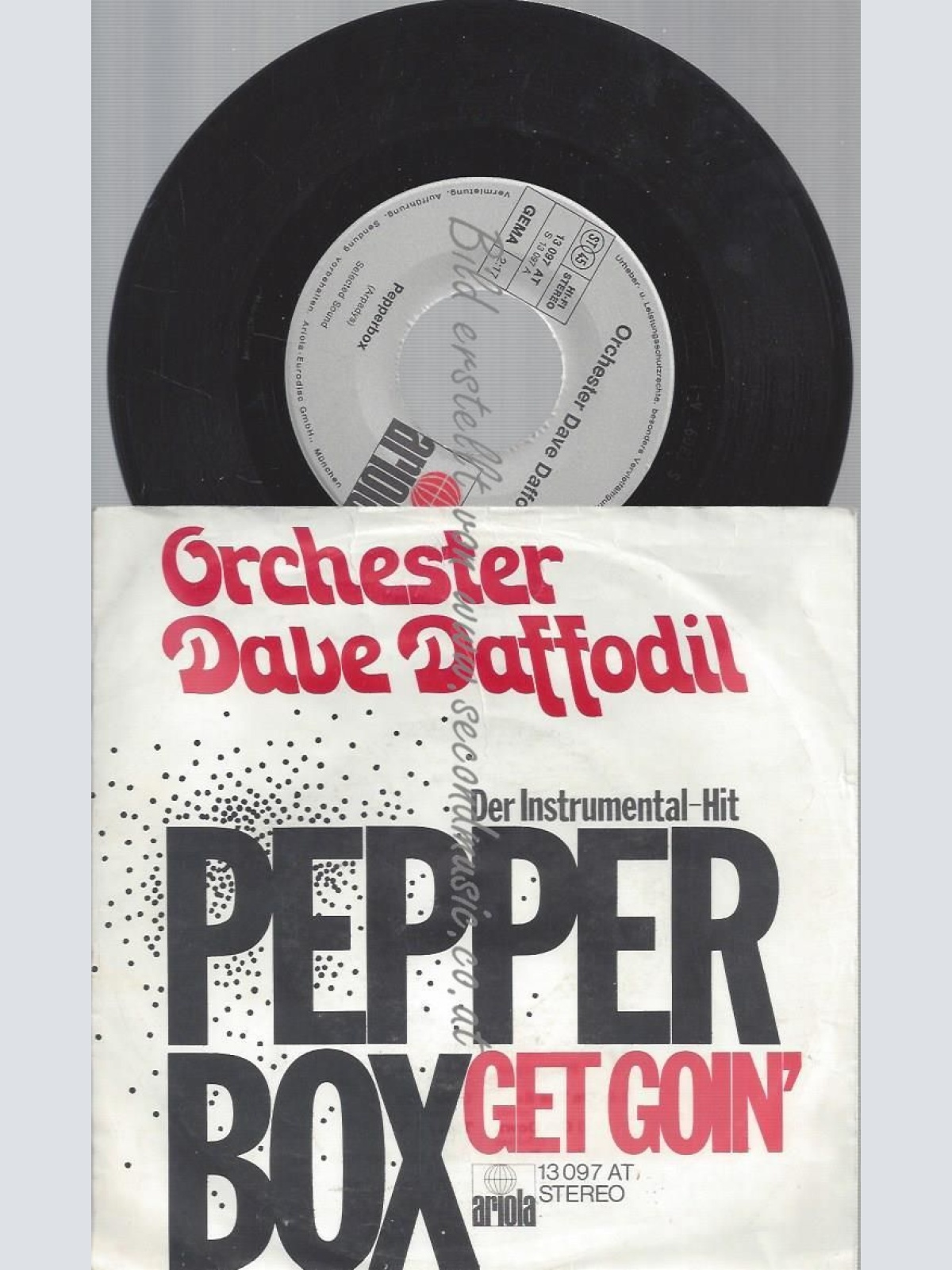7"  Orchester Dave Daffodil – Pepper Box