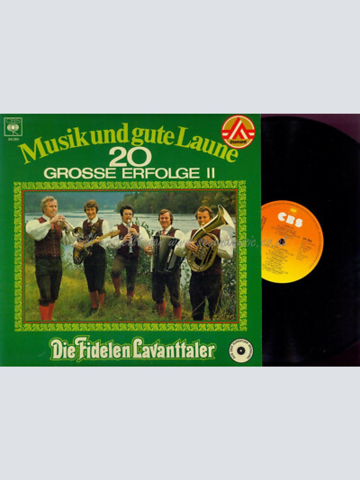 LP---  Die Fidelen Lavanttaler  Musik Und Gute Laune - 20 Grosse Erfolge II