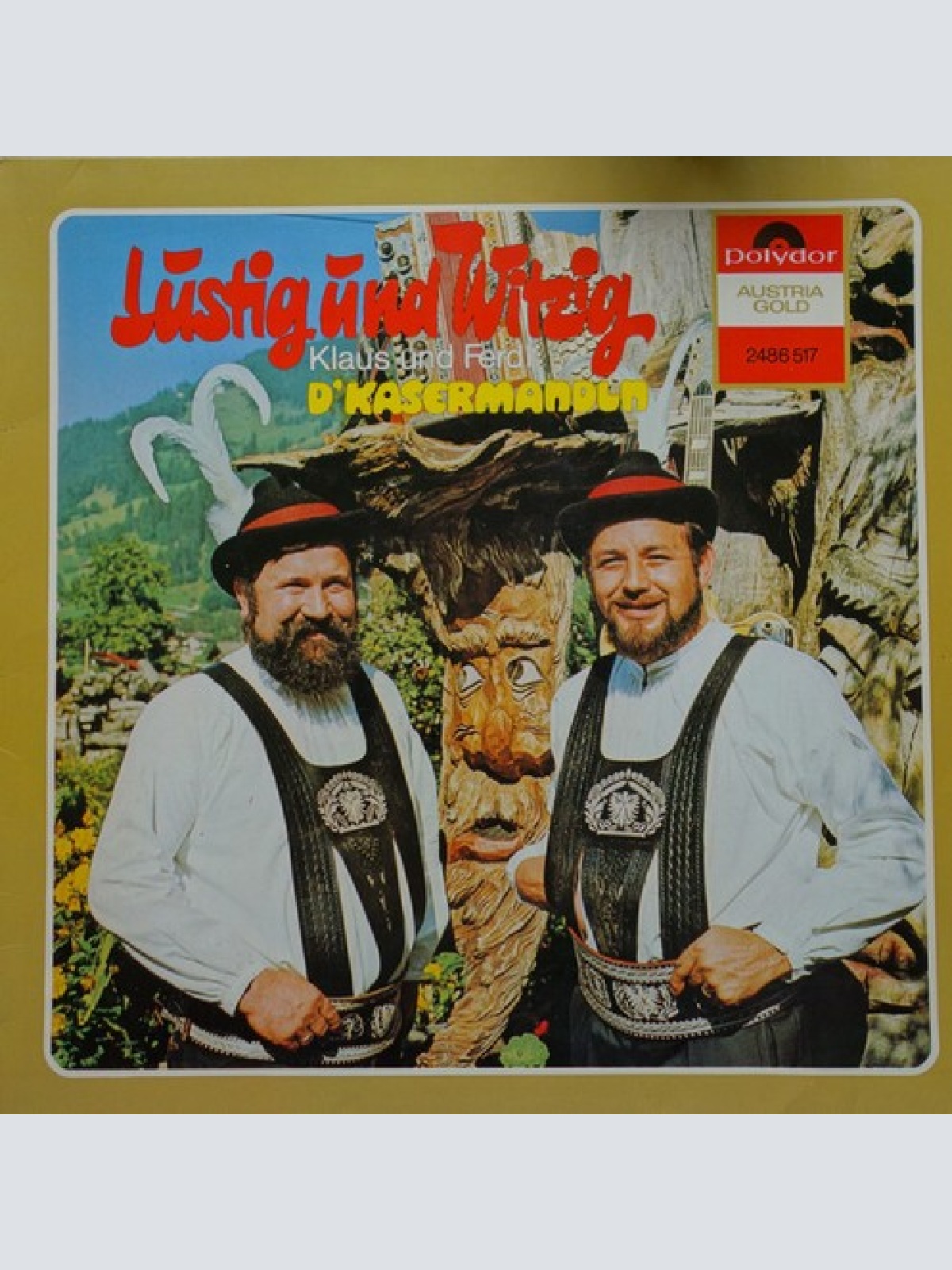 LP Klaus Und Ferdl, D'Kasermandln - Lustig Und Witzig