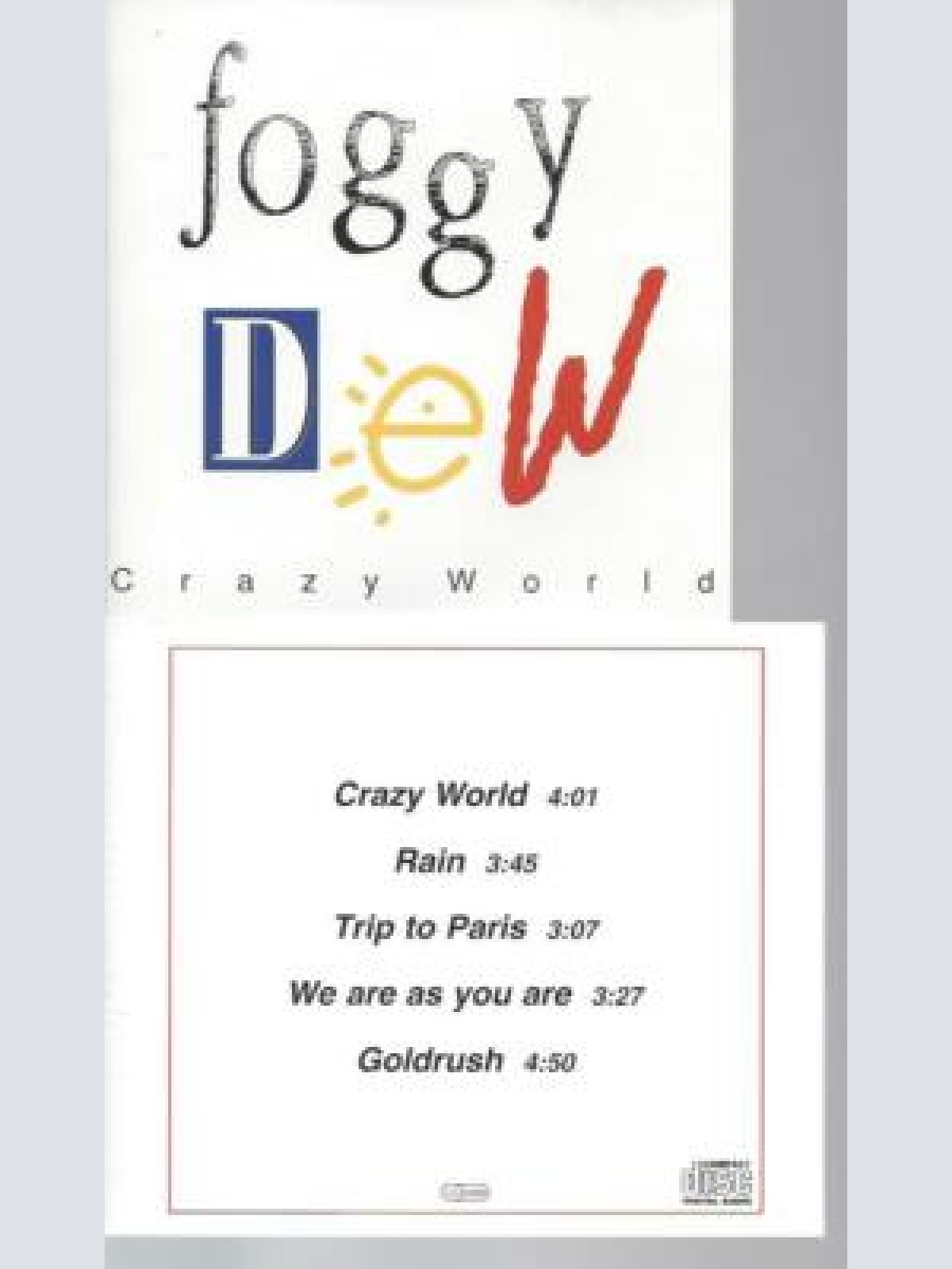 CD -   Foggy Dew – Crazy World