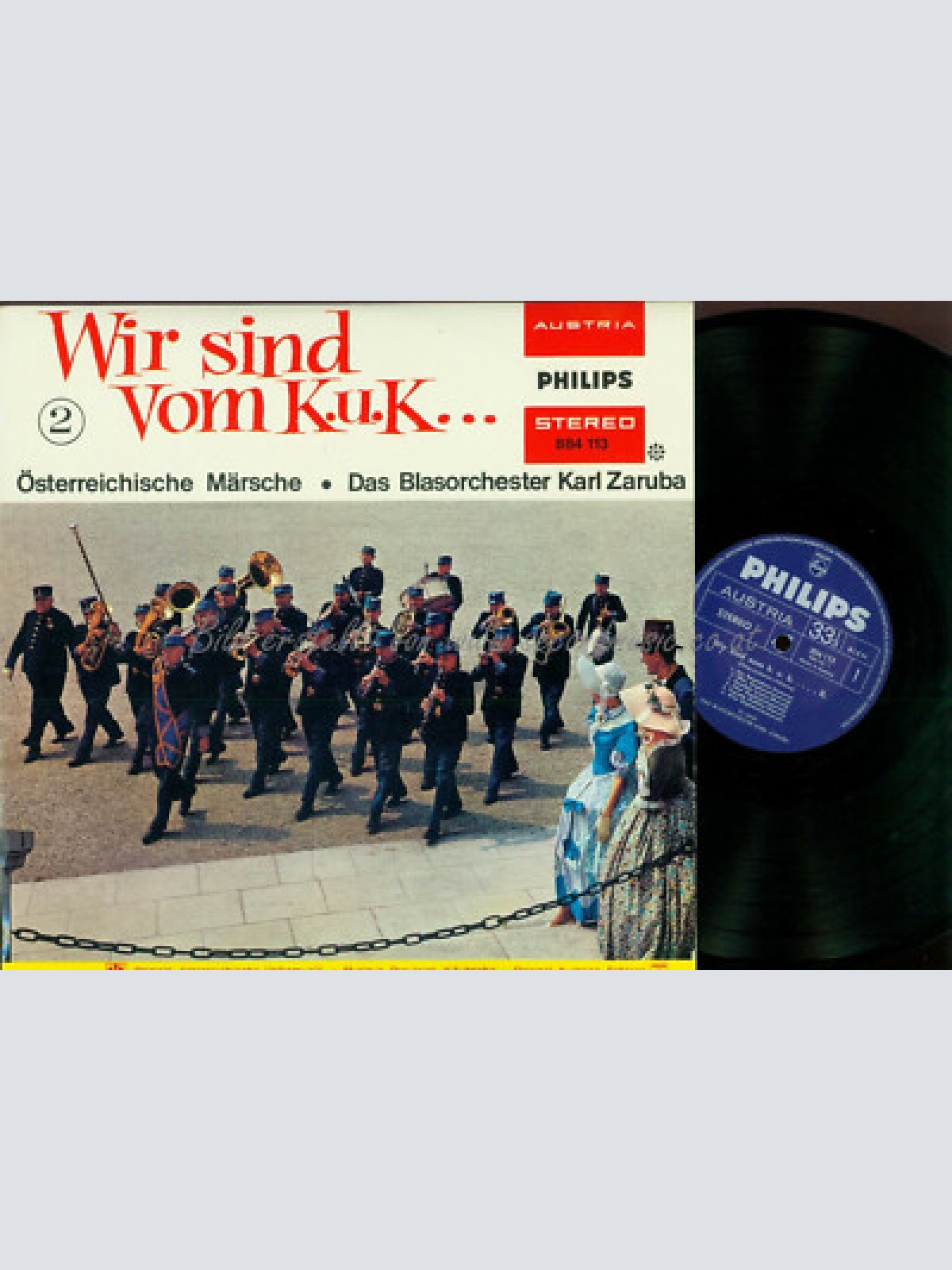 LP---Wir sind vom K.U.K. Österreichische Märsche // Karl Zaruba