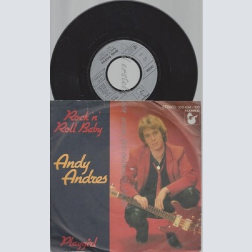 7"--ANDY ANDRES--ROCK N ROLL BABY