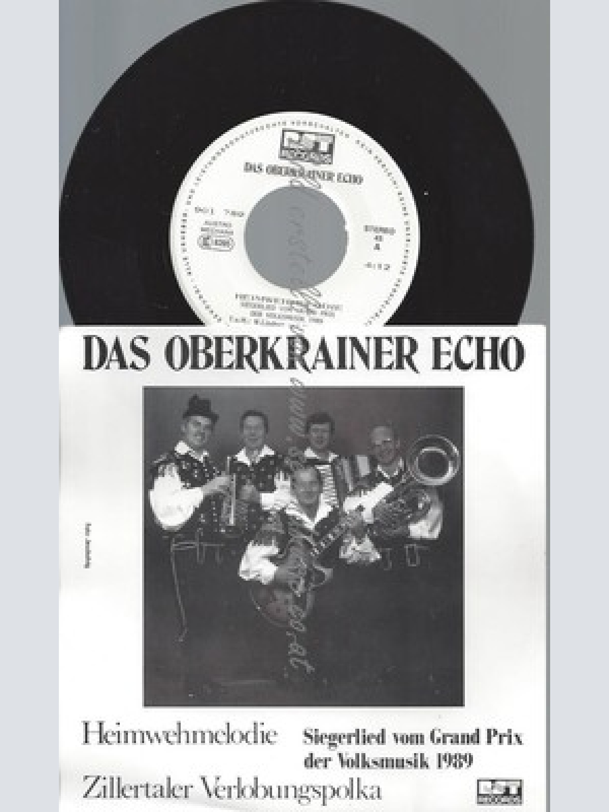 7"--DAS OBERKRAINER ECHO--HEIMWEHMELODIE