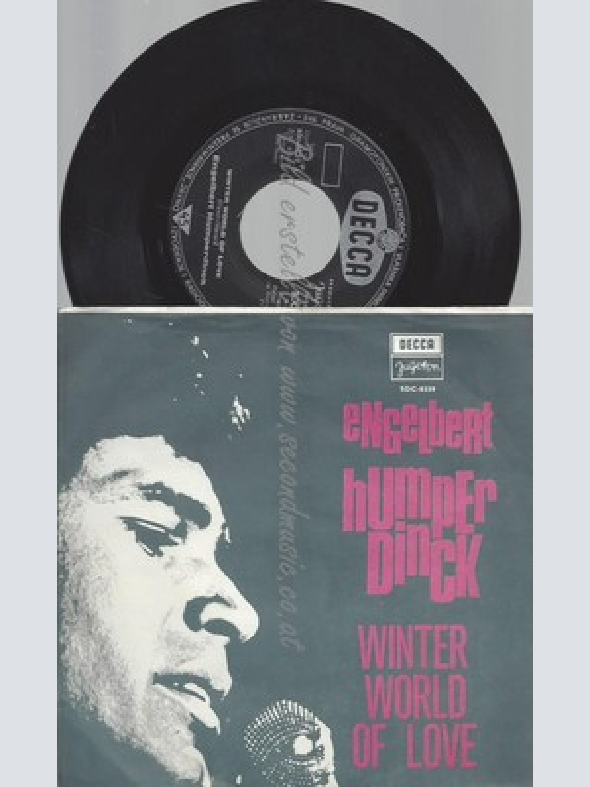 7"--ENGELBERT HUMPERDINCK--WINTER WORLD OF LOVE--JUGOTON
