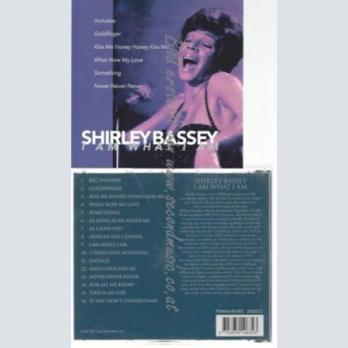 CD--SHIRLEY BASSEY--    I AM WHAT I AM