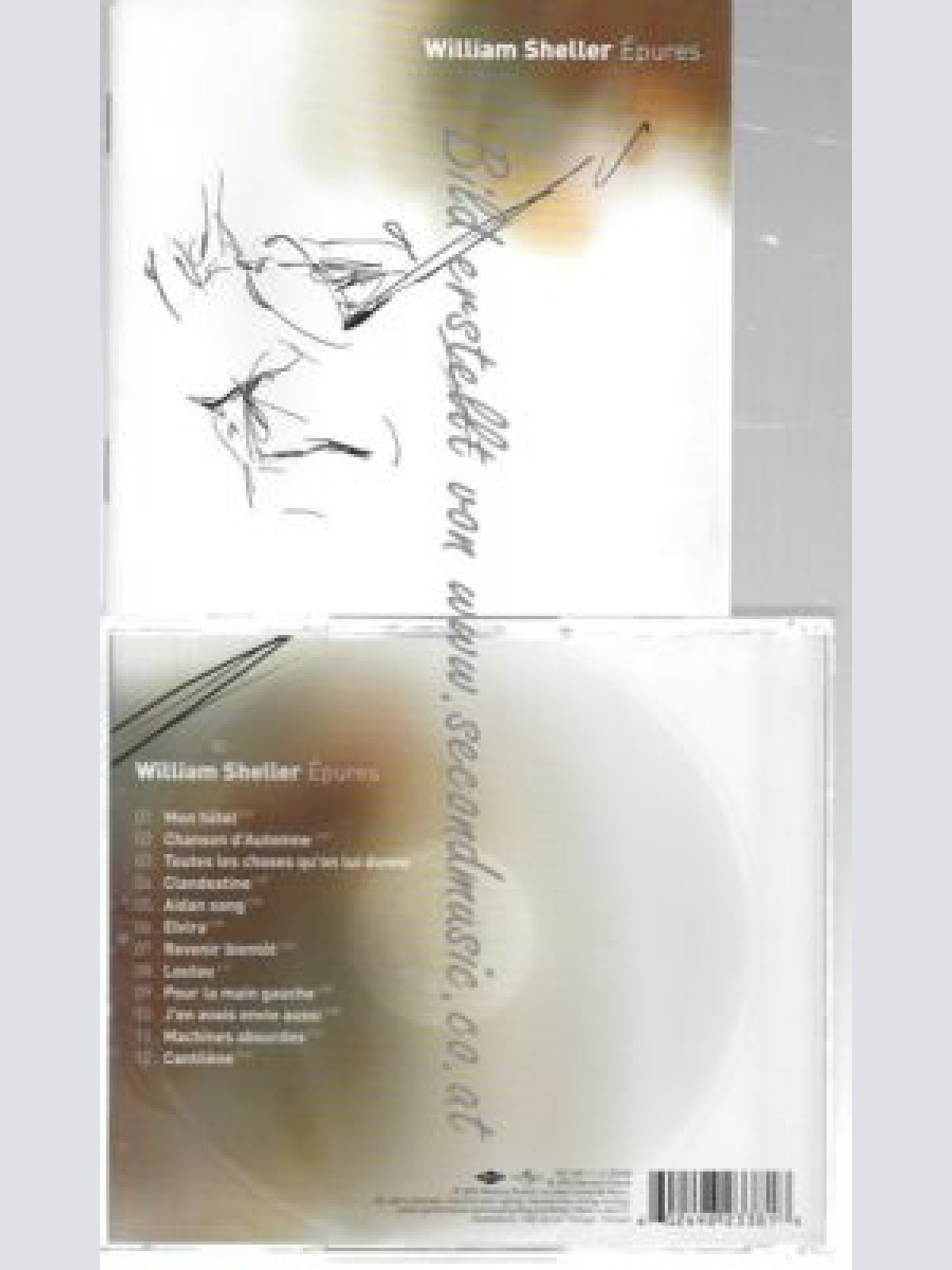 CD--Epures //  Noir Desir und William Sheller