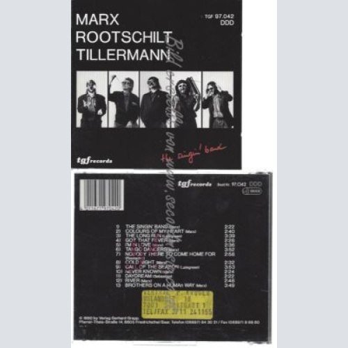 CD--MARX ROOTSCHILT TILLERMANN--    THE SINGIN' BAND