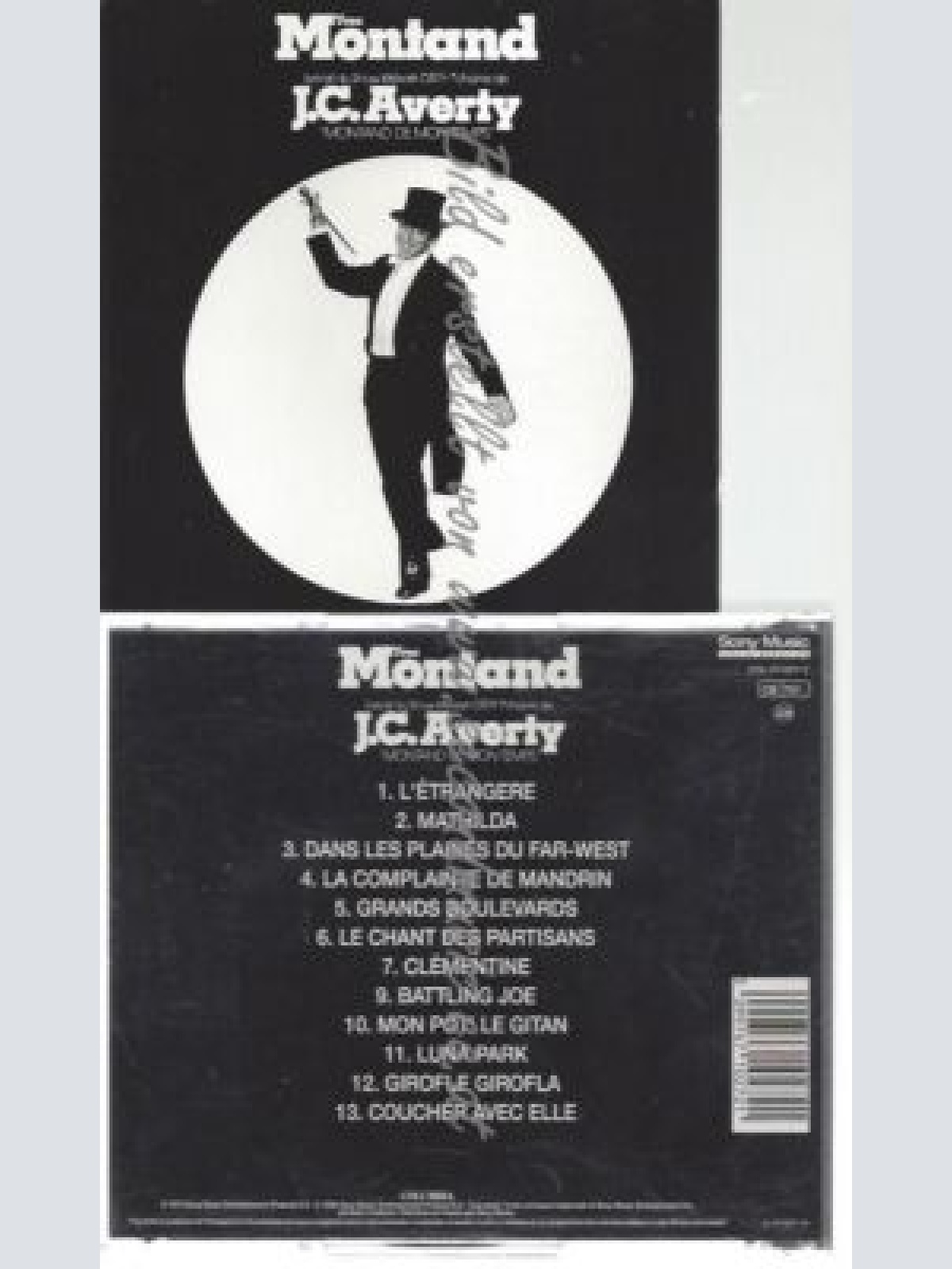 CD--YVES MONTAND--    MONTAND DE MON TEMPS -