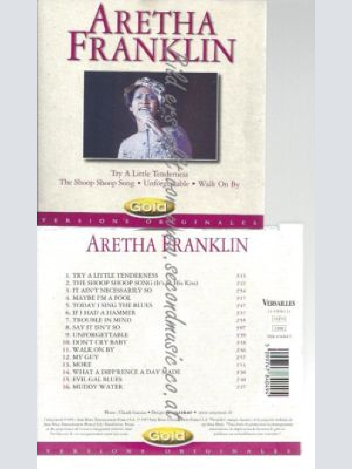 CD--ARETHA FRANKLIN--    GOLD