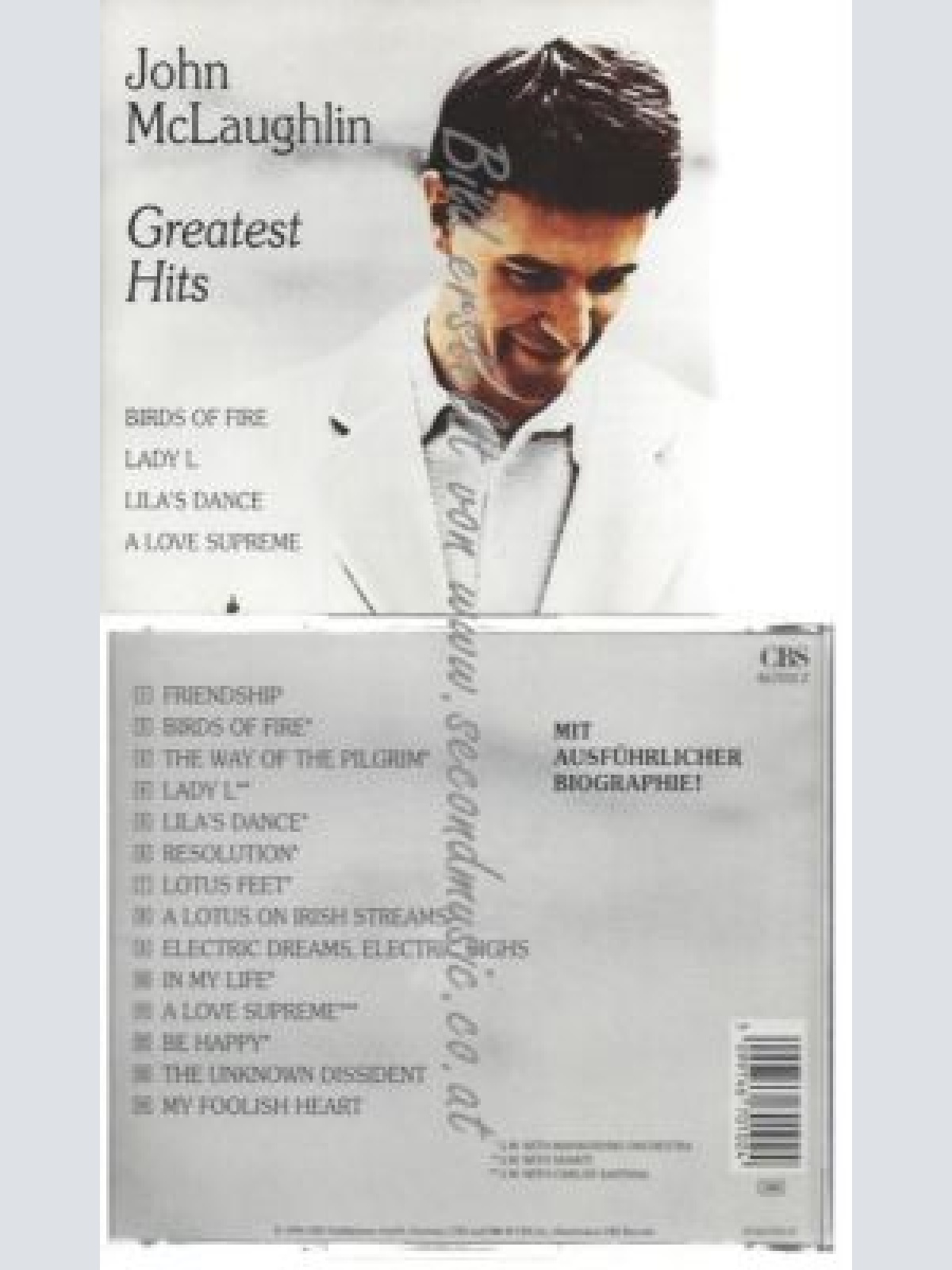 CD--JOHN MCLAUGHLIN--    GREATEST HITS