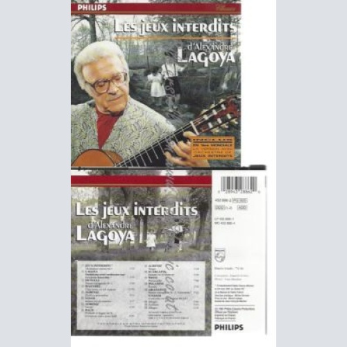 CD--ALEXANDRE LAGOYA--  LES JEUX INTERDITS D'ALEXANDRE
