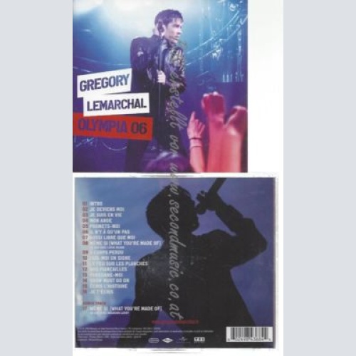 CD--GRÉGORY LEMARCHAL--    OLYMPIA     06