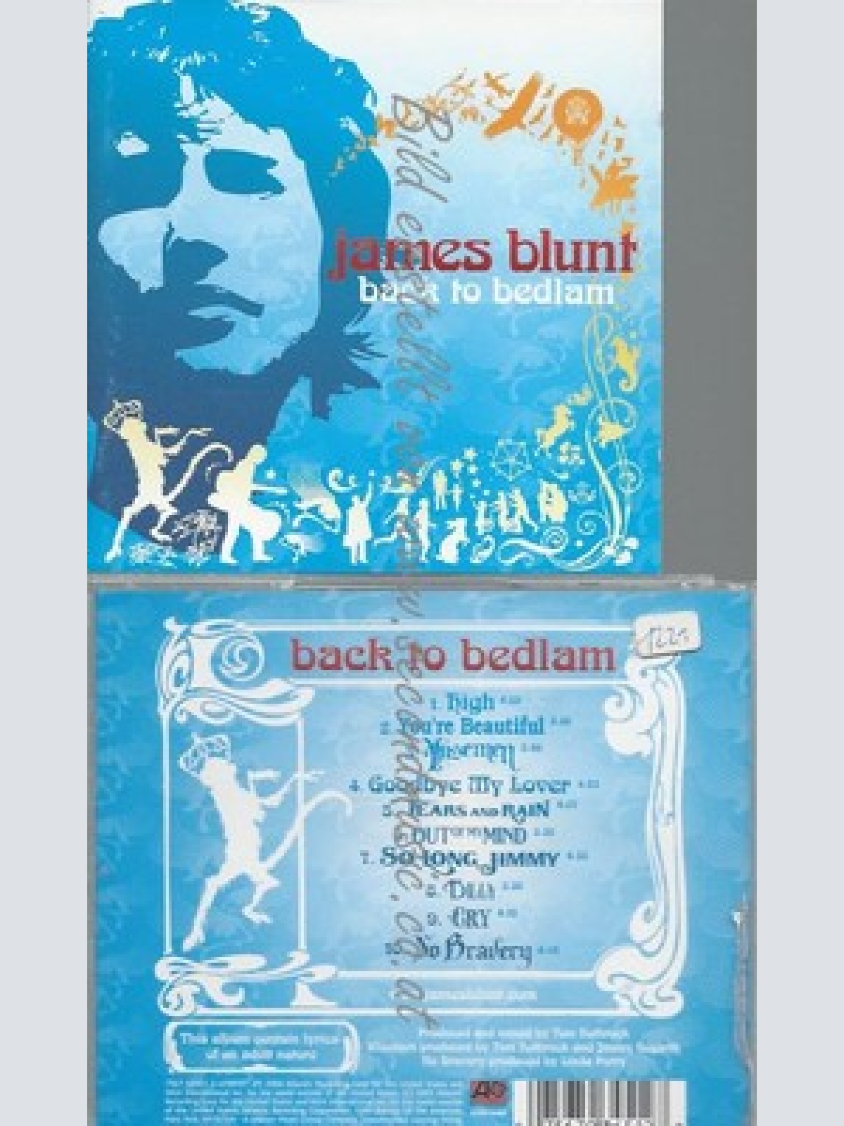 CD--JAMES BLUNT--BACK TO BEDLAM