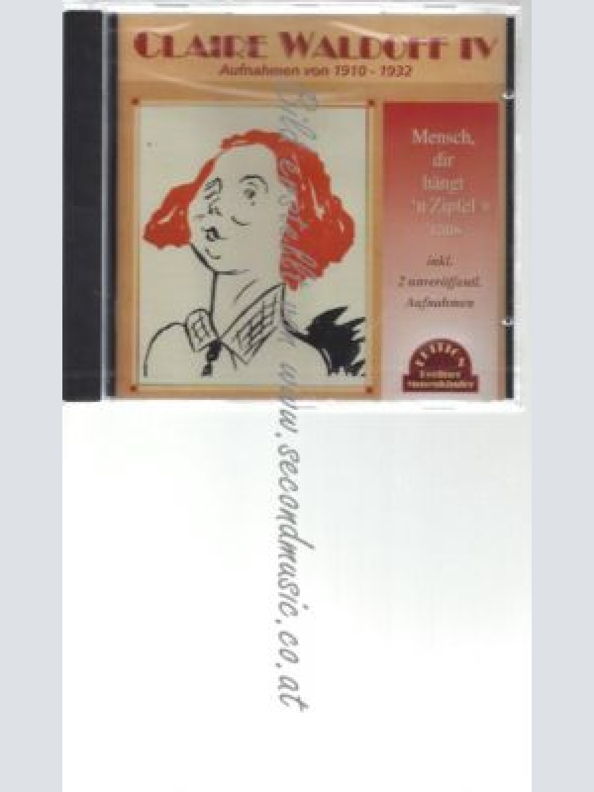 CD--CLAIRE WALDOFF--    MENSCH,DIR HÄNGT 'N ZIPFEL...