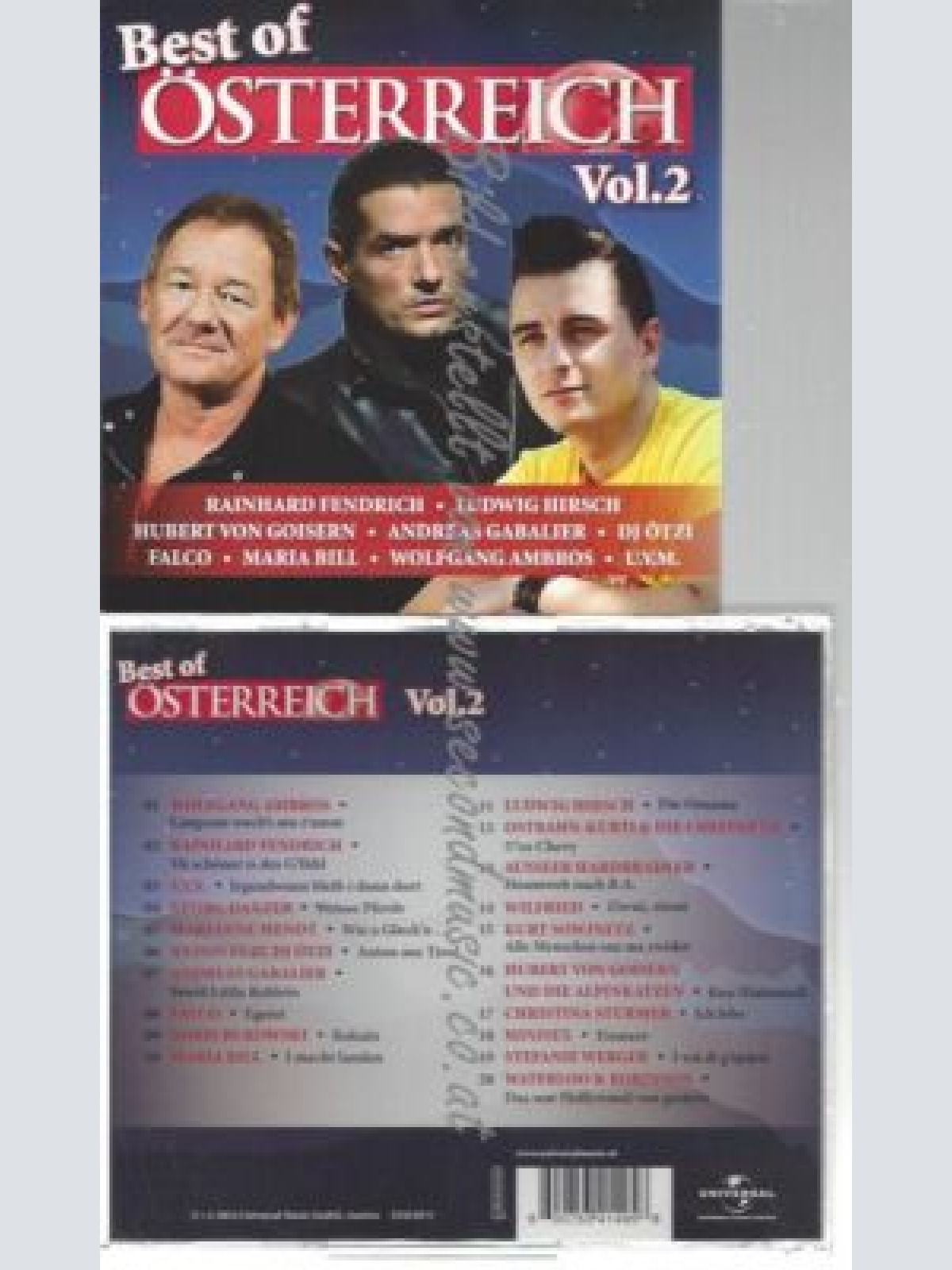 CD--DIVERSE POP--    BEST OF ÖSTERREICH VOL.    2