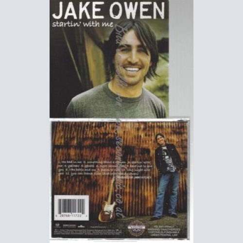 CD--JAKE OWEN--    STARTIN' WITH ME