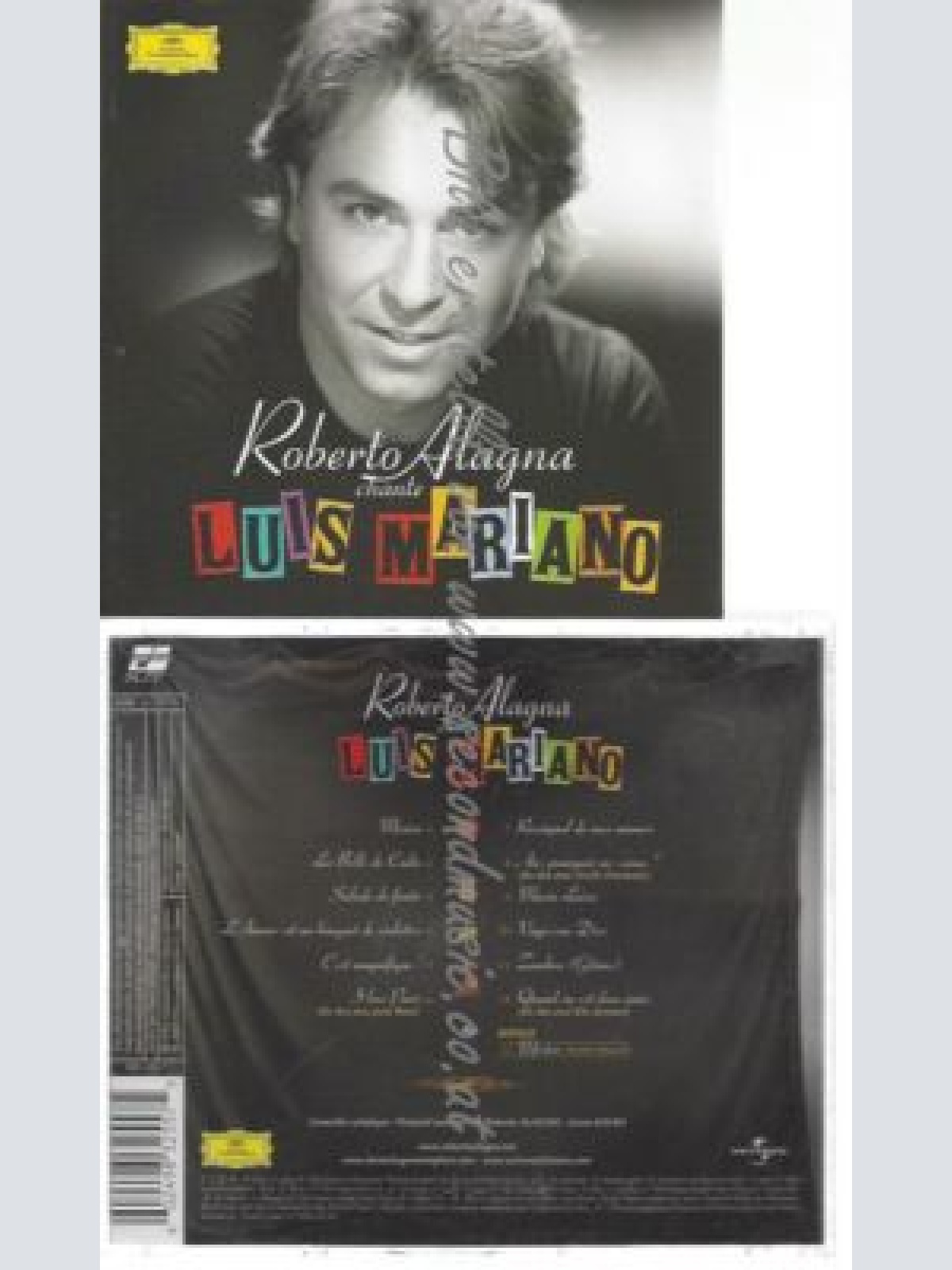 CD--ROBERTO ALAGNA--    CHANTE LUIS MARIANO