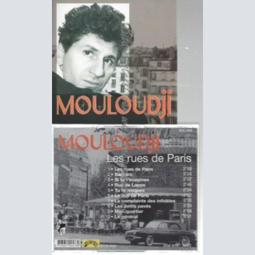 CD--MOULOUDJI--    LES RUES DE PARIS