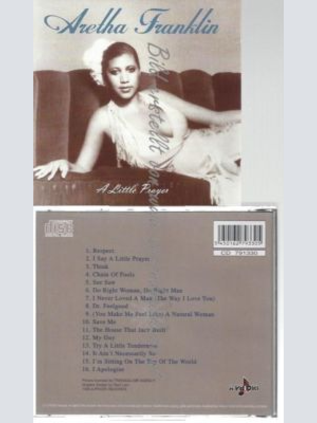 CD--ARETHA FRANKLIN--    A LITTLE PRAYER