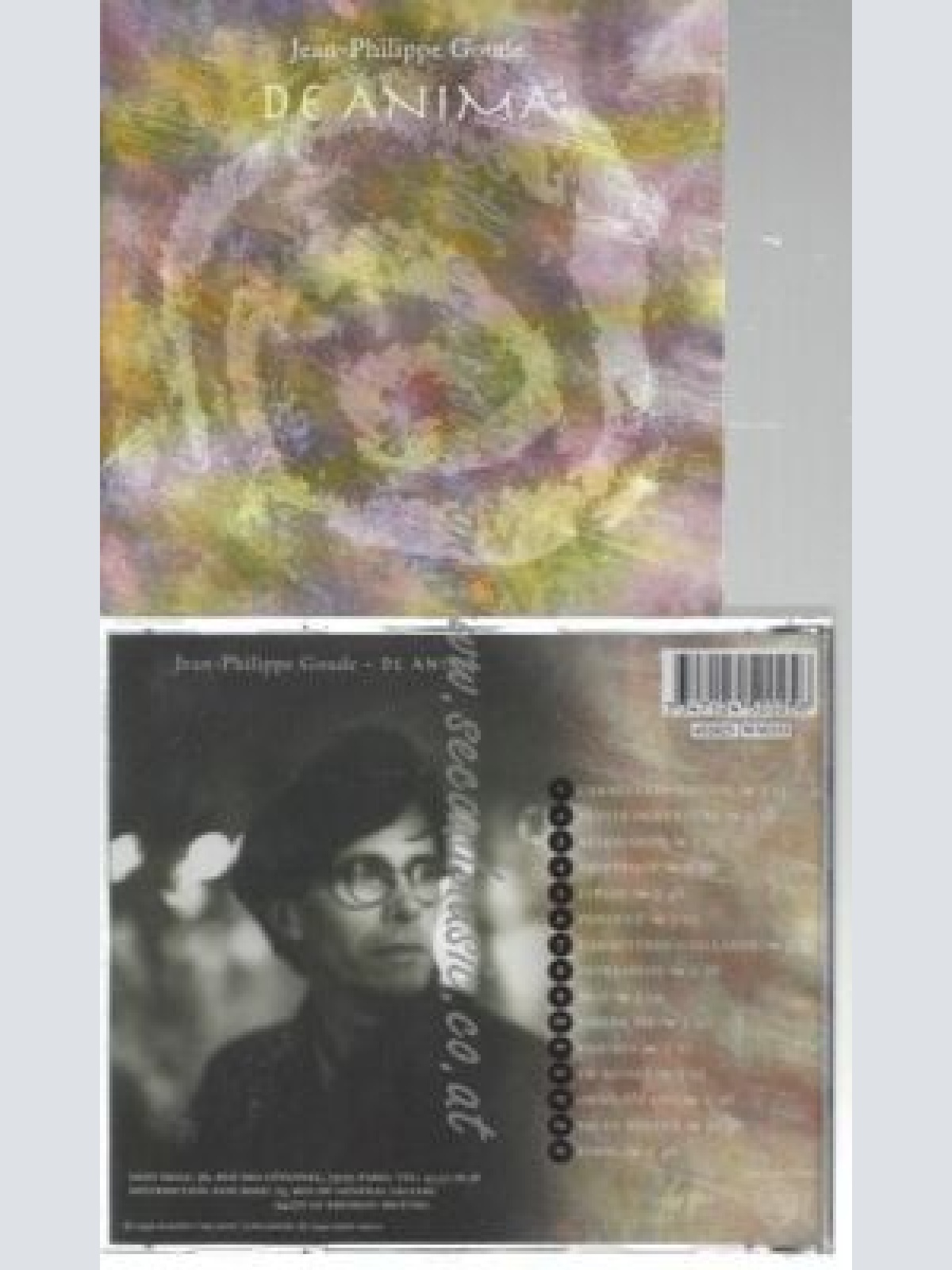 CD--JEAN-PHILIPPE GOUDE--    GOUDE: DE ANIMA